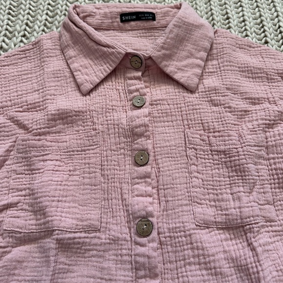 Gauze Lounge Shorts Set - Picture 3 of 5